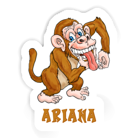 Singe Autocollant Ariana Image