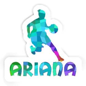 Aufkleber Ariana Basketballspielerin Image