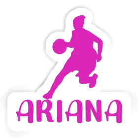 Sticker Basketballspielerin Ariana Image