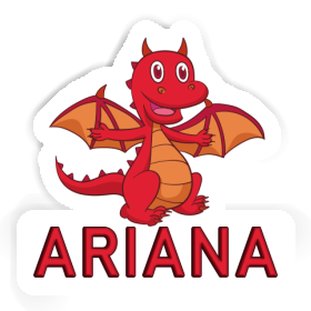 Drache Sticker Ariana Image