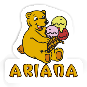 Ariana Autocollant Ours de glace Image
