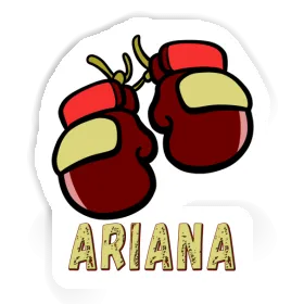 Ariana Sticker Boxing Glove Image