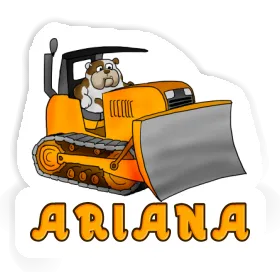 Bulldozer Autocollant Ariana Image