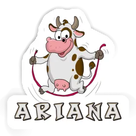 Autocollant Vache Ariana Image