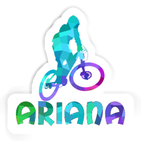 Aufkleber Downhiller Ariana Image