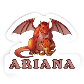 Drache Sticker Ariana Image