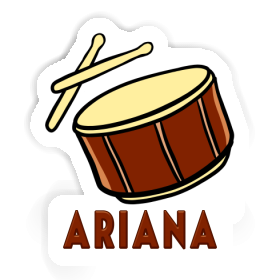 Ariana Autocollant Tambour Image