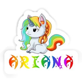Autocollant Ariana Licorne Image