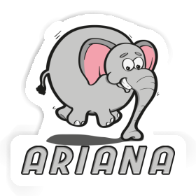 Aufkleber Ariana Elefant Image