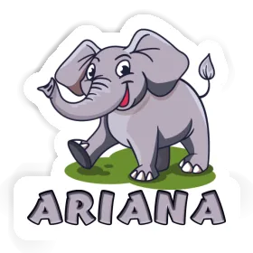 Sticker Ariana Elefant Image
