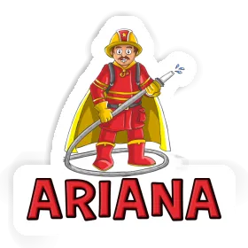 Ariana Sticker Feuerwehrmann Image
