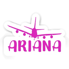 Aufkleber Ariana Flugzeug Image