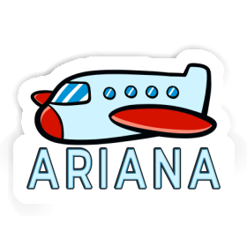 Flugzeug Sticker Ariana Image
