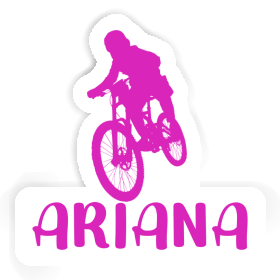 Ariana Autocollant Freeride Biker Image