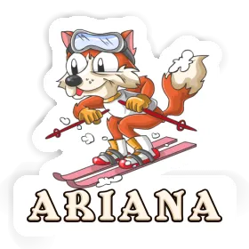 Autocollant Ariana Skieur Image