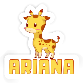 Ariana Autocollant Girafe Image