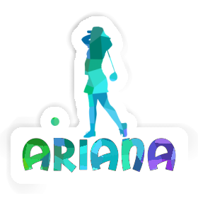 Ariana Autocollant Golfeuse Image