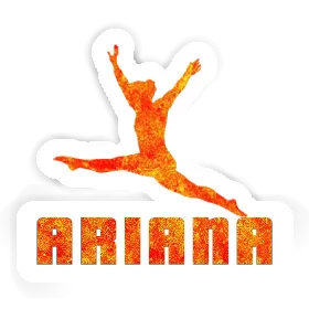 Ariana Autocollant Gymnaste Image
