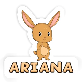 Lapin Autocollant Ariana Image