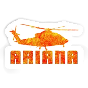 Helicopter Sticker Ariana Image