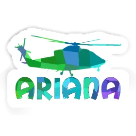 Aufkleber Ariana Helikopter Image