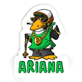 Autocollant Ariana Pingouin hip-hop Image