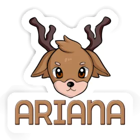 Deerhead Sticker Ariana Image