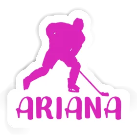 Autocollant Joueuse de hockey Ariana Image