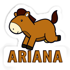 Ariana Autocollant Cheval Image