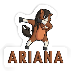 Cheval Autocollant Ariana Image
