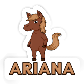 Autocollant Ariana Cheval Image