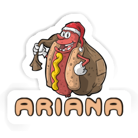 Hot-Dog Autocollant Ariana Image