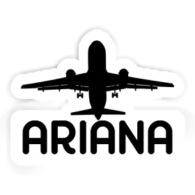Jumbo-Jet Aufkleber Ariana Image