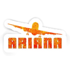 Flugzeug Aufkleber Ariana Image