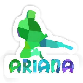 Ariana Autocollant Karatéka Image
