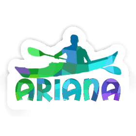 Aufkleber Ariana Kajakfahrer Image