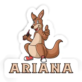 Kangourou Autocollant Ariana Image