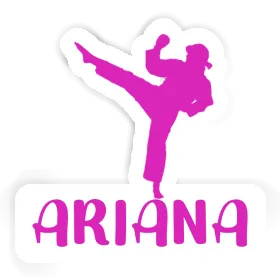Ariana Autocollant Karatéka Image
