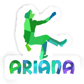 Aufkleber Kletterer Ariana Image