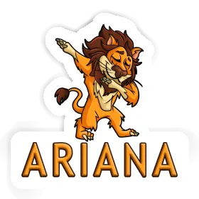 Autocollant Lion Ariana Image