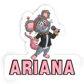 Sängerin Aufkleber Ariana Image