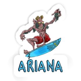 Ariana Autocollant Surfeur Image