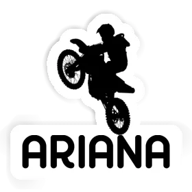 Aufkleber Ariana Motocross-Fahrer Image