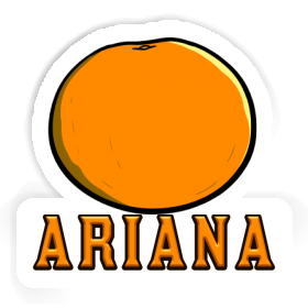 Orange Autocollant Ariana Image