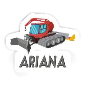 Snow Groomer Sticker Ariana Image