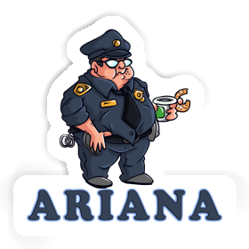 Policier Autocollant Ariana Image