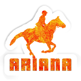 Ariana Autocollant Cavalière Image
