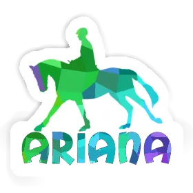 Ariana Autocollant Cavalière Image