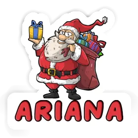 Autocollant Ariana Père Noël Image
