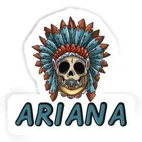 Aufkleber Baby Totenkopf Ariana Image